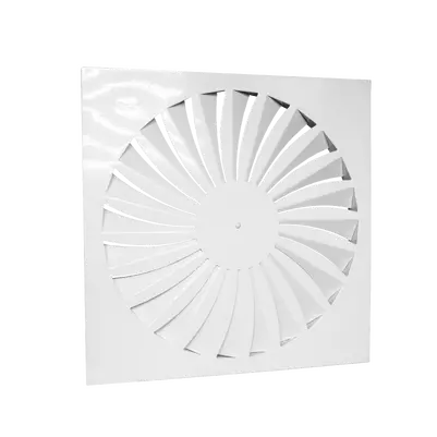 Photo of product
            Ceiling tile swirl diffusers - fixed blade