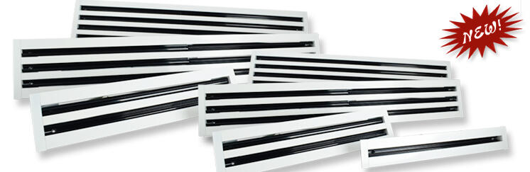 New in Alnor offer– Air intake linear diffusers