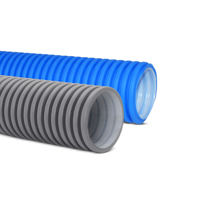 Semi rigid circular ducting, non-metalic