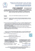 Hygenic Certificate - Fire Dampers FDA-12 and FDA2-12