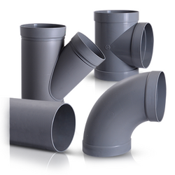 Photo of product family: Round ducts and fittings made of plastics