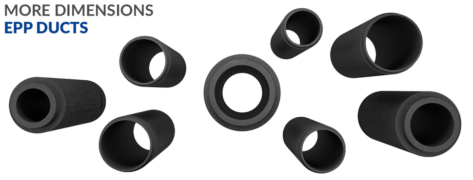 New EPP tube sizes