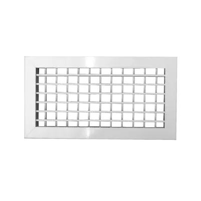 Photo of product
            Rectangular duct grilles with square grids - aluminium 