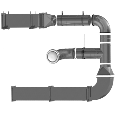 System description - Rectangular ventilation ducts and fittings