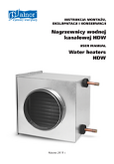 User's Manual - Water Heater HDW