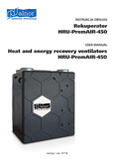 User's  Manual - Heat and energy recovery ventilators HRU-PremAIR