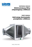 User's Manual Electrostatic Precipitator e-MOCarz
